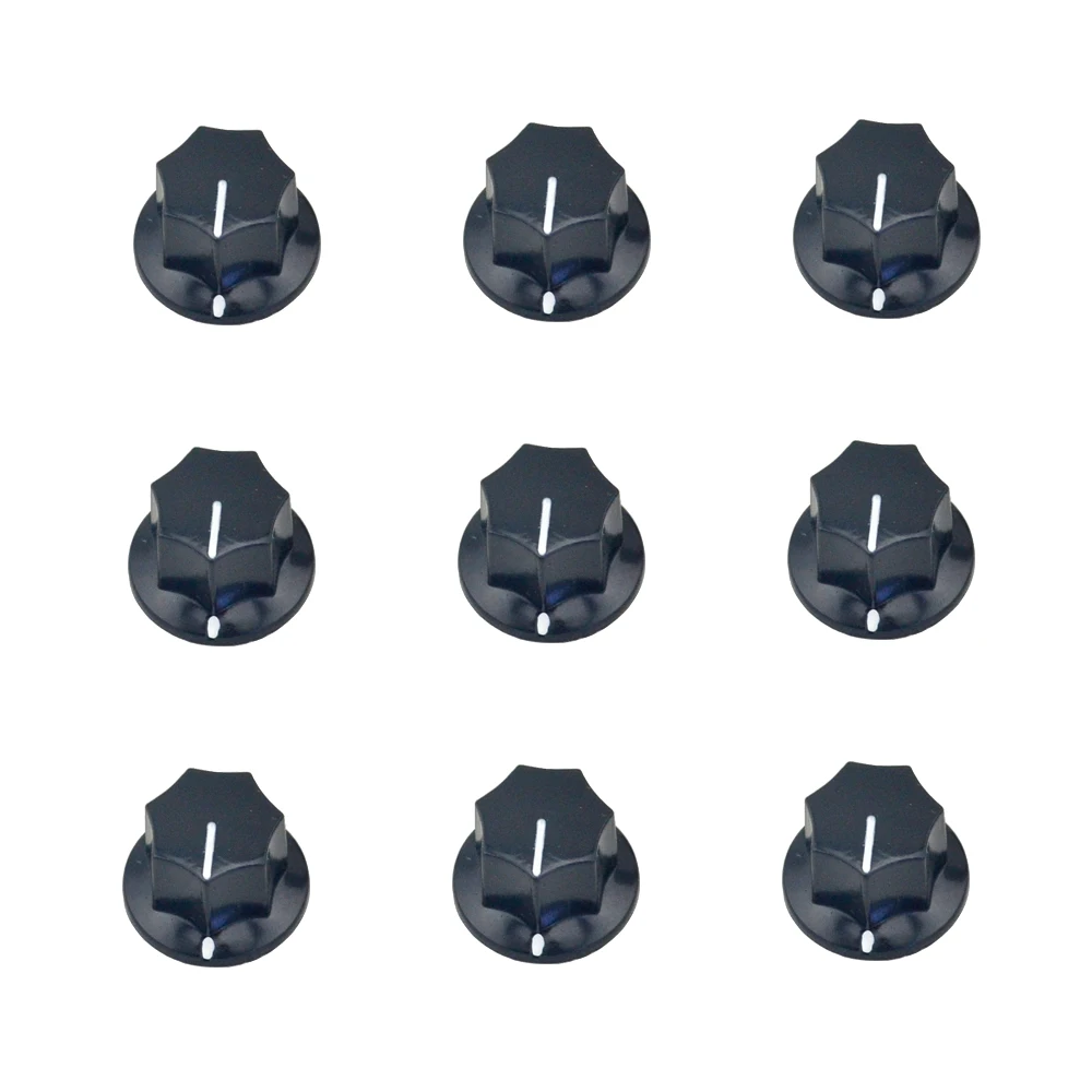 Guitar potentiometer Control Knobs with SCREWS Black for Bass guitar pedal Parts Project free shipping (landtone)
Guitar potentiometer Control Knobs with SCREWS Black for Bass guitar pedal Parts Project free shipping (landtone)