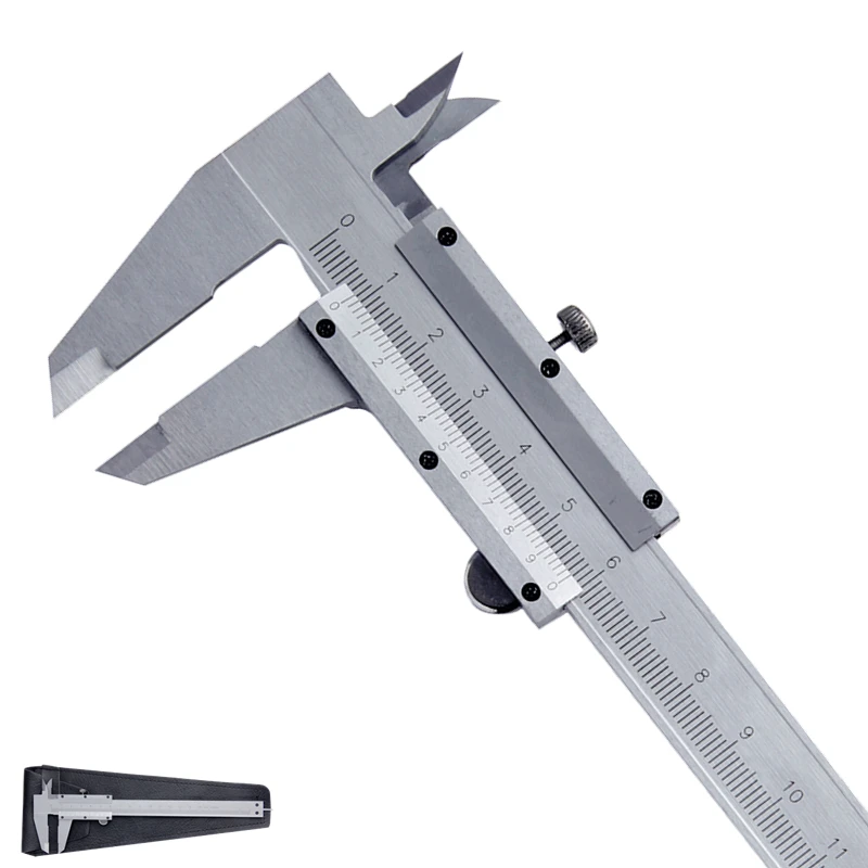 6" 0-150mm/0.02 Vernier Caliper Stainless Steel Metal Caliper Measuring Instruments Micrometer Gauge Measure Tools
6" 0-150mm/0.02 Vernier Caliper Stainless Steel Metal Caliper Measuring Instruments Micrometer Gauge Measure Tools