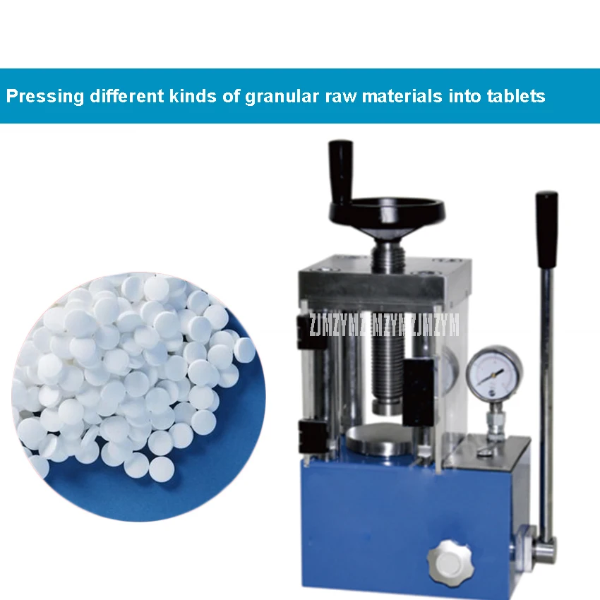 CY-15F Hand Manual Tablet Press Machine 15 Tons Pressure Powder Pressing Punching Device Tablet Pill Maker Machine 0-1Mpa/min
CY-15F Hand Manual Tablet Press Machine 15 Tons Pressure Powder Pressing Punching Device Tablet Pill Maker Machine 0-1Mpa/min
