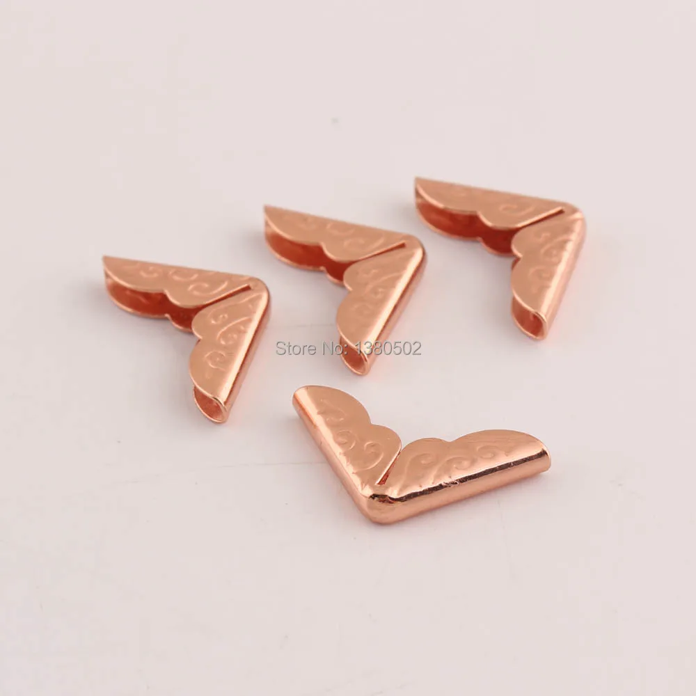50pcs/lot rose gold color 14mm metal Corner menu Books Scrapbooking Corner Protectors garment decoration
50pcs/lot rose gold color 14mm metal Corner menu Books Scrapbooking Corner Protectors garment decoration