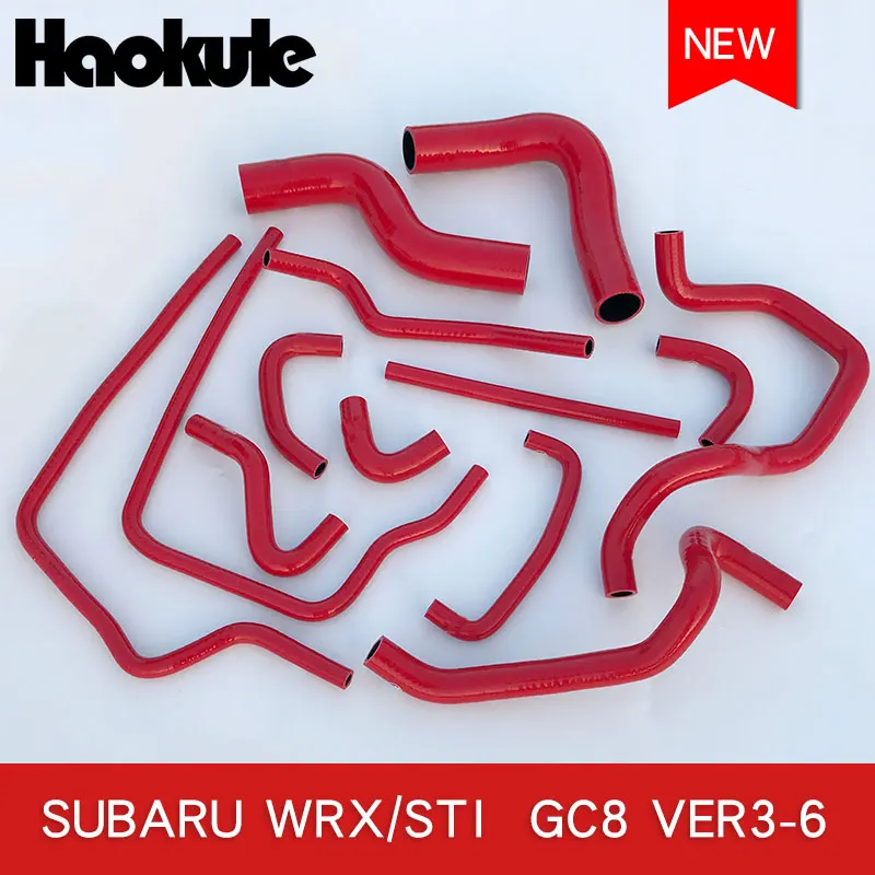 Производительность радиатора силиконовый шланг наборы для Subaru Impreza WRX STI GC8 VER 3