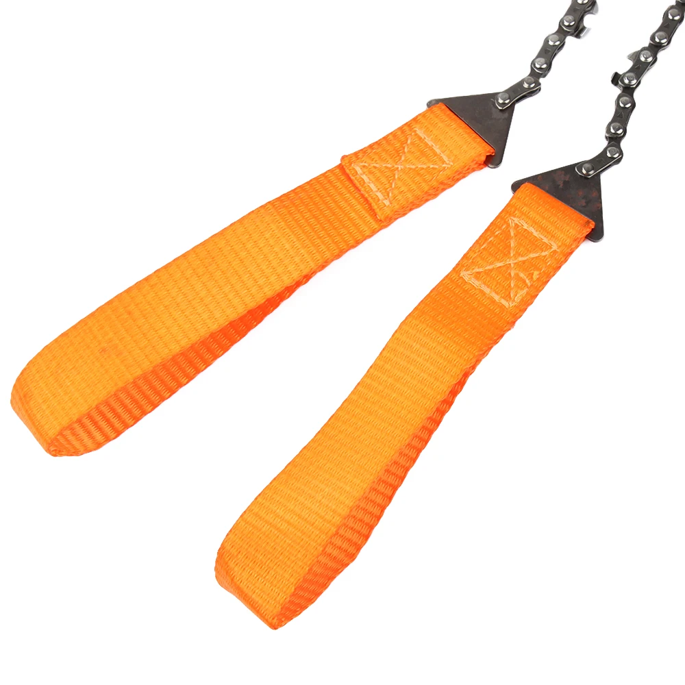 Emergency Household Gardening Hand Chainsaw With Nylon Bag Outdoor Survival Pocket Chain Saw Hand Chainsaw 65cm Camping Hiking