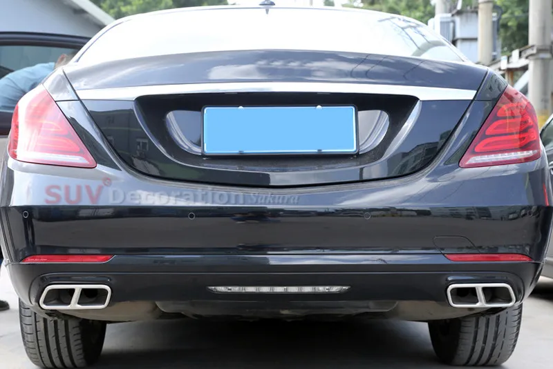 for Mercedes-Benz GL Class X166 2013-2015 Stainless Steel Exterior Back Rear Exhaust Muffler Decorative Frame Trim 2pcs
for Mercedes-Benz GL Class X166 2013-2015 Stainless Steel Exterior Back Rear Exhaust Muffler Decorative Frame Trim 2pcs