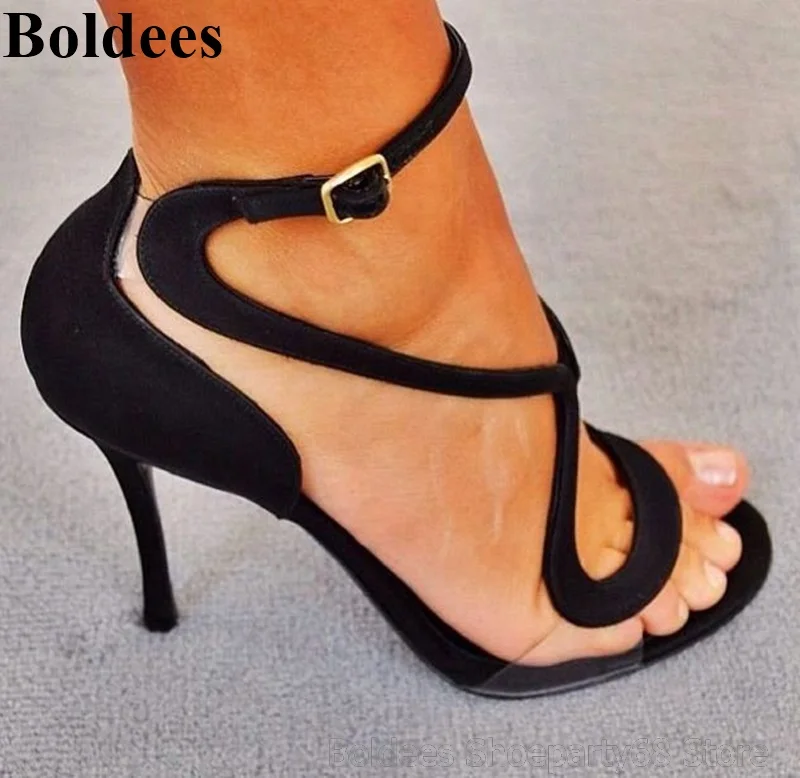 Fashion Noble Dress Shoes Black Suede With Transpatent PVC Simple Designer Party High Heel Sandals
Fashion Noble Dress Shoes Black Suede With Transpatent PVC Simple Designer Party High Heel Sandals