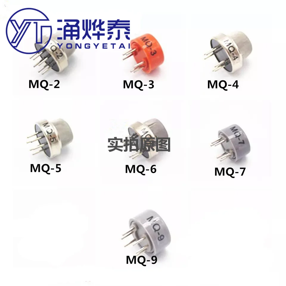 YYT 2PCS MQ-2/MQ-3/MQ-9/MQ-4/MQ-5/MQ-6/MQ-7 Liquefied gas/hydrogen/carbon monoxide/methane/gas/butane/combustible alcohol
YYT 2PCS MQ-2/MQ-3/MQ-9/MQ-4/MQ-5/MQ-6/MQ-7 Liquefied gas/hydrogen/carbon monoxide/methane/gas/butane/combustible alcohol