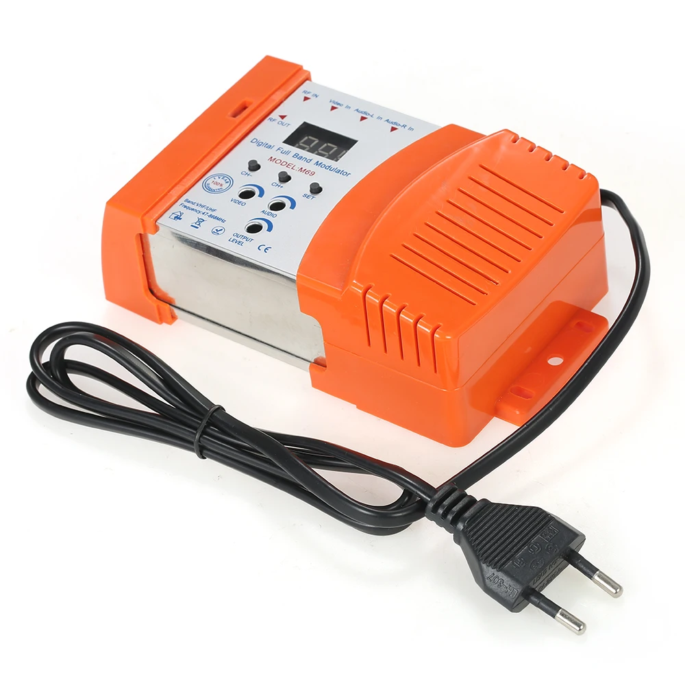Modulator High performance Compact RF Modulator Audio Video TV Converter RHF UHF Signal Amplifier AC230V/120V Instruments
Modulator High performance Compact RF Modulator Audio Video TV Converter RHF UHF Signal Amplifier AC230V/120V Instruments