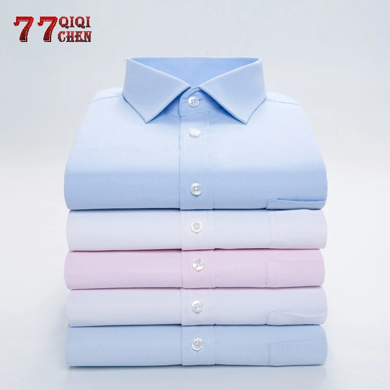 Long Sleeve Shirt Men Brand Clothing Cotton High Quality Smart Casual Social Shirts White Wedding stripe Shirt Camisa Masculina
Long Sleeve Shirt Men Brand Clothing Cotton High Quality Smart Casual Social Shirts White Wedding stripe Shirt Camisa Masculina