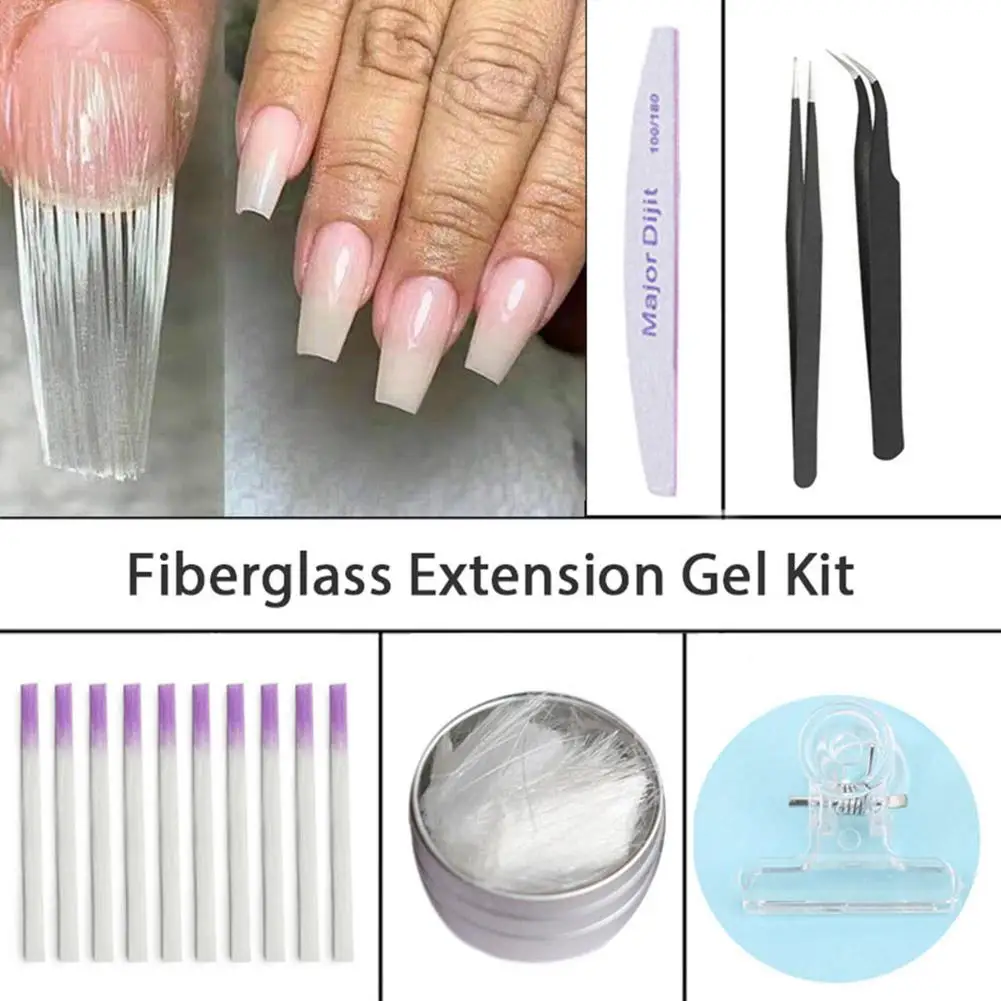 Nail Extension Fiberglass Form Building Silk Glass Fiber UV Acrylic Tips Decor New
Nail Extension Fiberglass Form Building Silk Glass Fiber UV Acrylic Tips Decor New