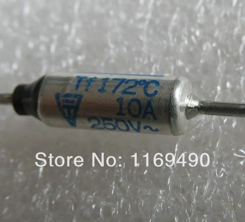 10 шт. термопредохранители SF169E 172C TF А 250 В|sf169e thermal fuse|thermal cutoffthermal fuse |