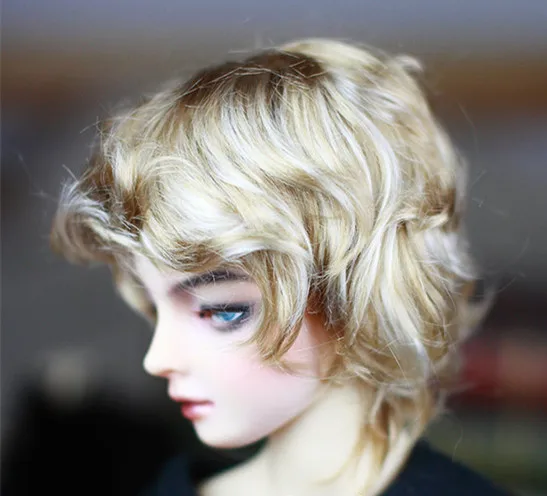 1/3 BJD doll wigs Imitation mohair soft mixed gold small curly short hair suitable for 1/3 BJD SD doll accessories
1/3 BJD doll wigs Imitation mohair soft mixed gold small curly short hair suitable for 1/3 BJD SD doll accessories