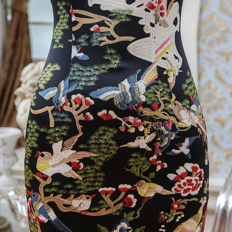 New Arrival Short Floral Handmade Button Qipao Chinese Traditional Women Silm Dress Vintage Lady Evening Party Cheongsam
New Arrival Short Floral Handmade Button Qipao Chinese Traditional Women Silm Dress Vintage Lady Evening Party Cheongsam