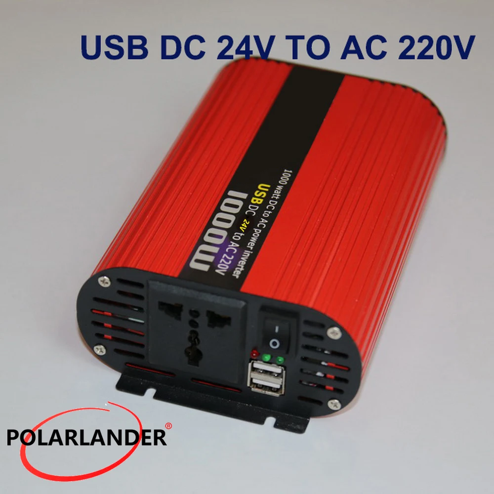 1000 Вт адаптер инвертора питания Универсальное напряжение двойной USB DC 24V к AC 110 V/Красный Овальный DC 24V к AC 220 V/DC 12V к AC 110 V/
1000 Вт адаптер инвертора питания Универсальное напряжение двойной USB DC 24V к AC 110 V/Красный Овальный DC 24V к AC 220 V/DC 12V к AC 110 V/