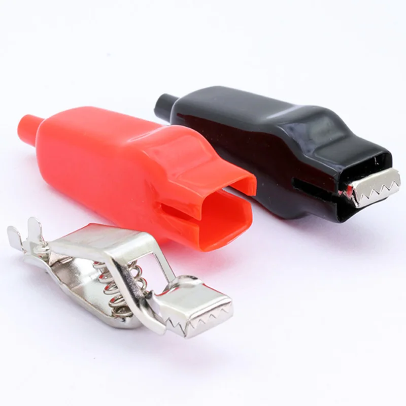 100pcs/lot 65MM 20A Sheathed Alligator Clips DIY Electrical Test Leads Clips Battery Test Probe Clamp Wire Connector 50 Pairs
100pcs/lot 65MM 20A Sheathed Alligator Clips DIY Electrical Test Leads Clips Battery Test Probe Clamp Wire Connector 50 Pairs