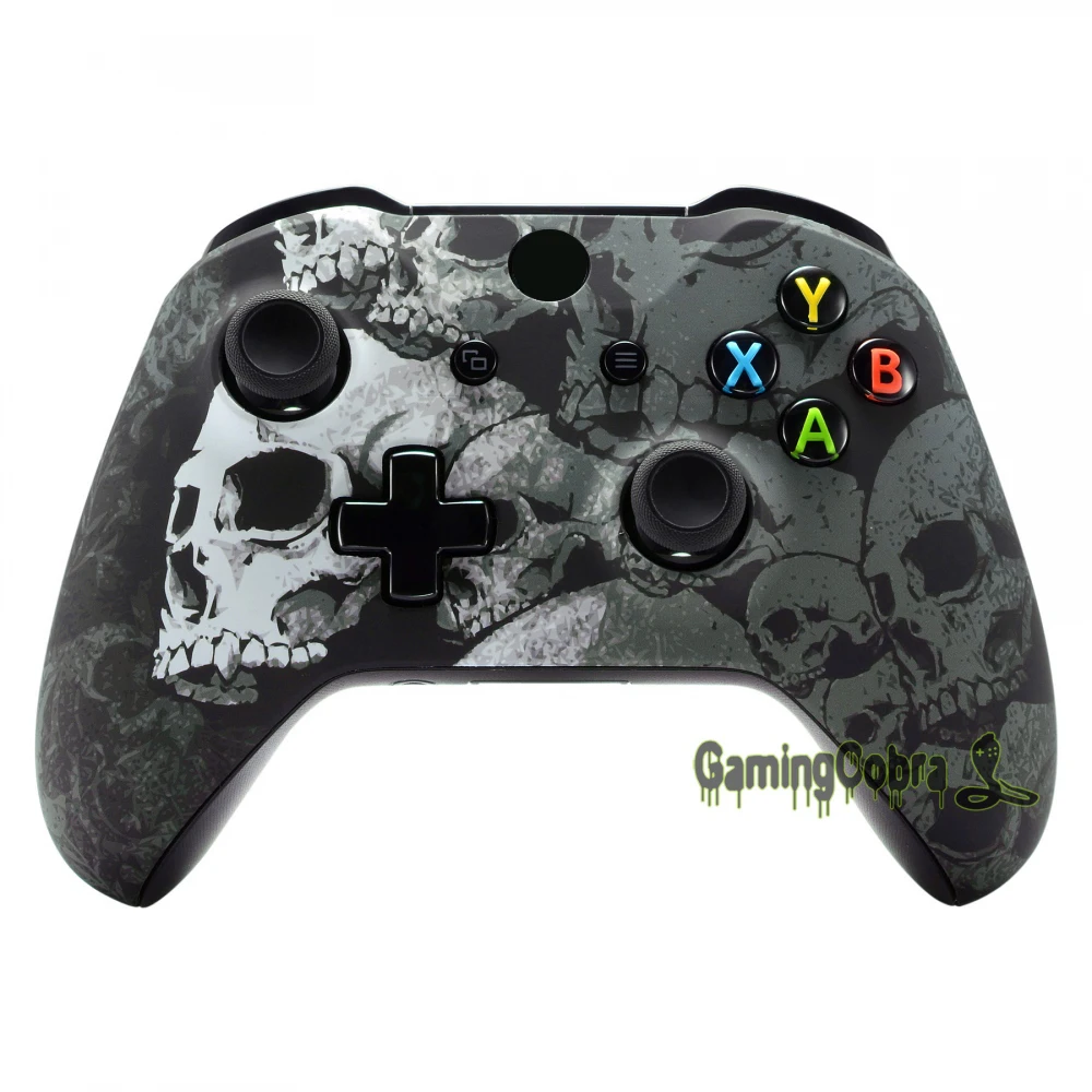 eXtremeRate Skulls Soft Touch Top Cover Front Housing Shell Case for Xbox One X & One S Controller
eXtremeRate Skulls Soft Touch Top Cover Front Housing Shell Case for Xbox One X & One S Controller