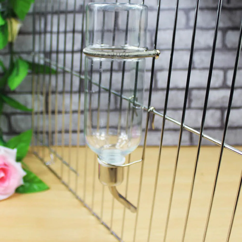 Pet Rabbit Puppy Dog Cat Stainless Water Dispenser Hang Bottle Feeders Drinker | Дом и сад