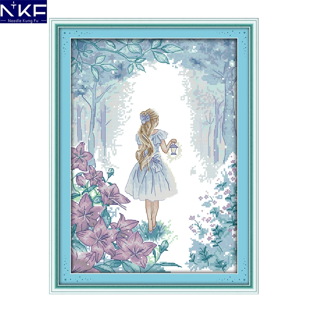 NKF To Explore The Miracle Cross Stitch Kits Embroidery Counting Pattern Needlework Cross-Stitching Cross Set for Home Decor
NKF To Explore The Miracle Cross Stitch Kits Embroidery Counting Pattern Needlework Cross-Stitching Cross Set for Home Decor