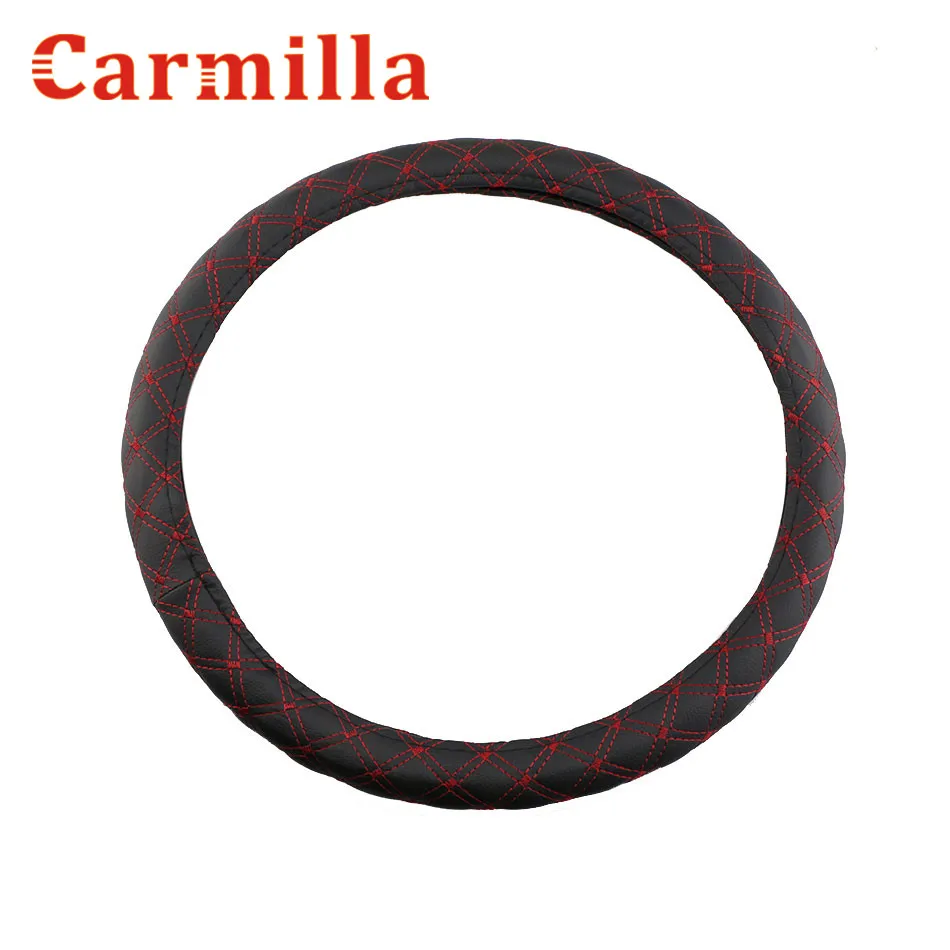 Carmilla из искусственной кожи, чехол рулевого колеса автомобиля, черные, с красными линиями, с двусторонней толстой поролоновой набивкой, Разм...
Carmilla из искусственной кожи, чехол рулевого колеса автомобиля, черные, с красными линиями, с двусторонней толстой поролоновой набивкой, Разм...