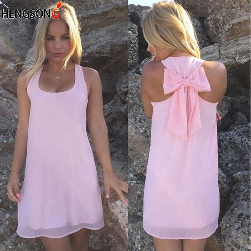 Sexy Fashion Lady Solid Summer Bow Dresses Women Mini Above Knee Female Elegant Vestidos Dress
Sexy Fashion Lady Solid Summer Bow Dresses Women Mini Above Knee Female Elegant Vestidos Dress