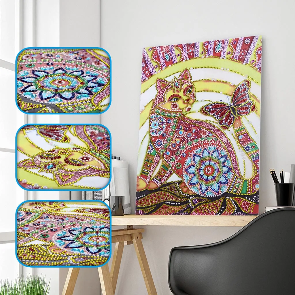 5D DIY Special Shaped Diamond Painting Painted Cartoon Animals Cats Embroidery Animal Cross Stitch Embroidery Crafts
5D DIY Special Shaped Diamond Painting Painted Cartoon Animals Cats Embroidery Animal Cross Stitch Embroidery Crafts