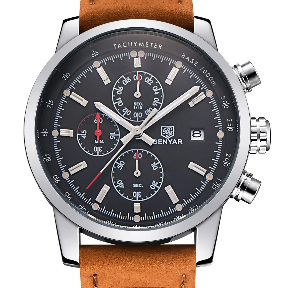 BENYAR Fashion Chronograph Sport Mens Watches Top Brand Luxury Quartz Watch Reloj Hombre 2019 Clock Male hour relogio Masculino
BENYAR Fashion Chronograph Sport Mens Watches Top Brand Luxury Quartz Watch Reloj Hombre 2019 Clock Male hour relogio Masculino