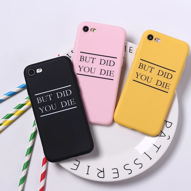 Lovely Cartoon Color Back Cover Funny Letter Quote Soft Phone Case Fundas For iPhone 12 11 7Plus 7 6Plus 6 6S 8 8Plus X XS Max
Lovely Cartoon Color Back Cover Funny Letter Quote Soft Phone Case Fundas For iPhone 12 11 7Plus 7 6Plus 6 6S 8 8Plus X XS Max