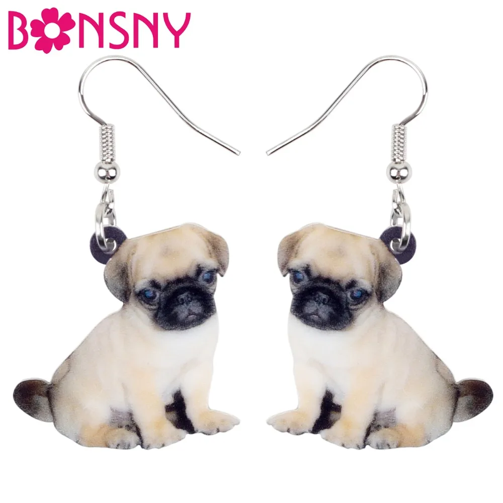 Bonsny Acrylic Sweet Tiny Puppy Pug Dog Earrings Dangle Drop Hot Elegant Novelty Animal Jewelry For Women Girls Teens Pet Lovers
Bonsny Acrylic Sweet Tiny Puppy Pug Dog Earrings Dangle Drop Hot Elegant Novelty Animal Jewelry For Women Girls Teens Pet Lovers
