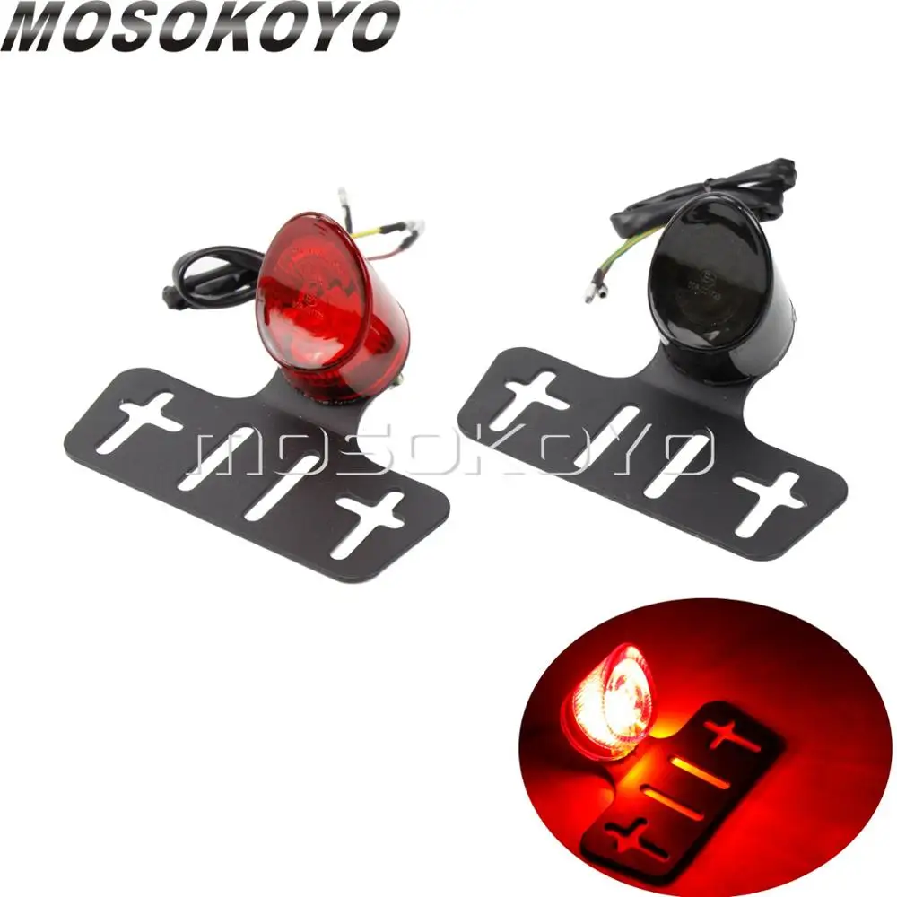 Motorcycle LED Taillights EMARK E11 Red Tail Brake Light w/Licence Plate Holder Bracket for Harley Cafe Racer Scrambler
Motorcycle LED Taillights EMARK E11 Red Tail Brake Light w/Licence Plate Holder Bracket for Harley Cafe Racer Scrambler