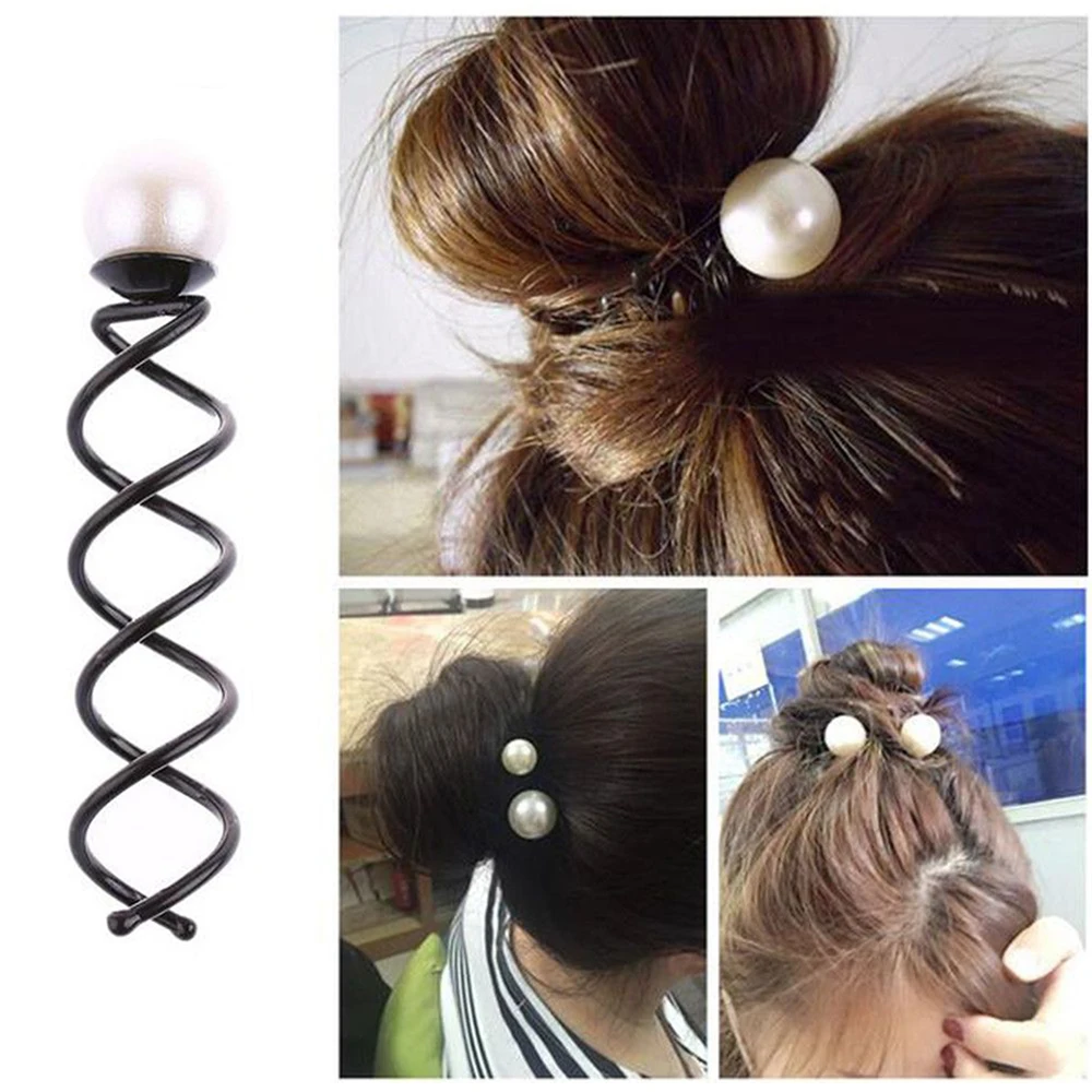 2Pcs Hair Styling Tools Braiders Spiral Spin Screw Pin Pearl Hair Clips Twist Barrette Hairpins Hairdress Accessories Hair Clip
2Pcs Hair Styling Tools Braiders Spiral Spin Screw Pin Pearl Hair Clips Twist Barrette Hairpins Hairdress Accessories Hair Clip