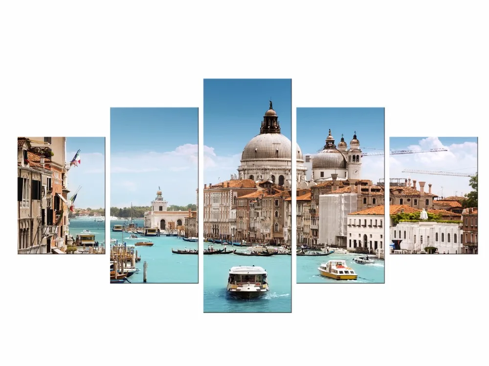 5 Pieces Free Shipping Canvas painting venice italy city landscape sea water living room home wall modern art poster Framed
5 Pieces Free Shipping Canvas painting venice italy city landscape sea water living room home wall modern art poster Framed