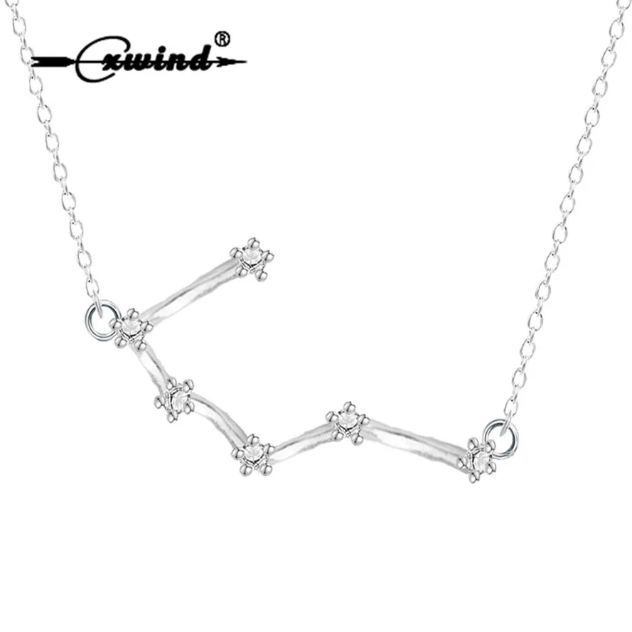 Fashion Women Zodiac Jewelry Pendant & Necklace Zircon Constellation Cancer Zodiac Sign Necklaces Charm Clavicle Collar Gift
Fashion Women Zodiac Jewelry Pendant & Necklace Zircon Constellation Cancer Zodiac Sign Necklaces Charm Clavicle Collar Gift