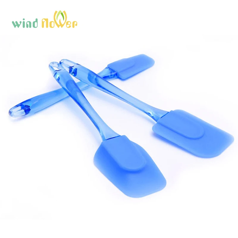 Прозрачный синий антипригарный силиконовый кондитерский инструмент Wind Flower из 3