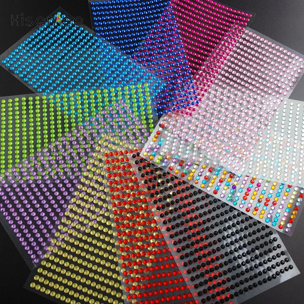 4MM 437pcs/set 10Set/Pack Rhinestones Mobile Phone PC Car Art Diy Decal Acrylic Rhinestone Self Adhesive Scrapbooking Sticker
4MM 437pcs/set 10Set/Pack Rhinestones Mobile Phone PC Car Art Diy Decal Acrylic Rhinestone Self Adhesive Scrapbooking Sticker