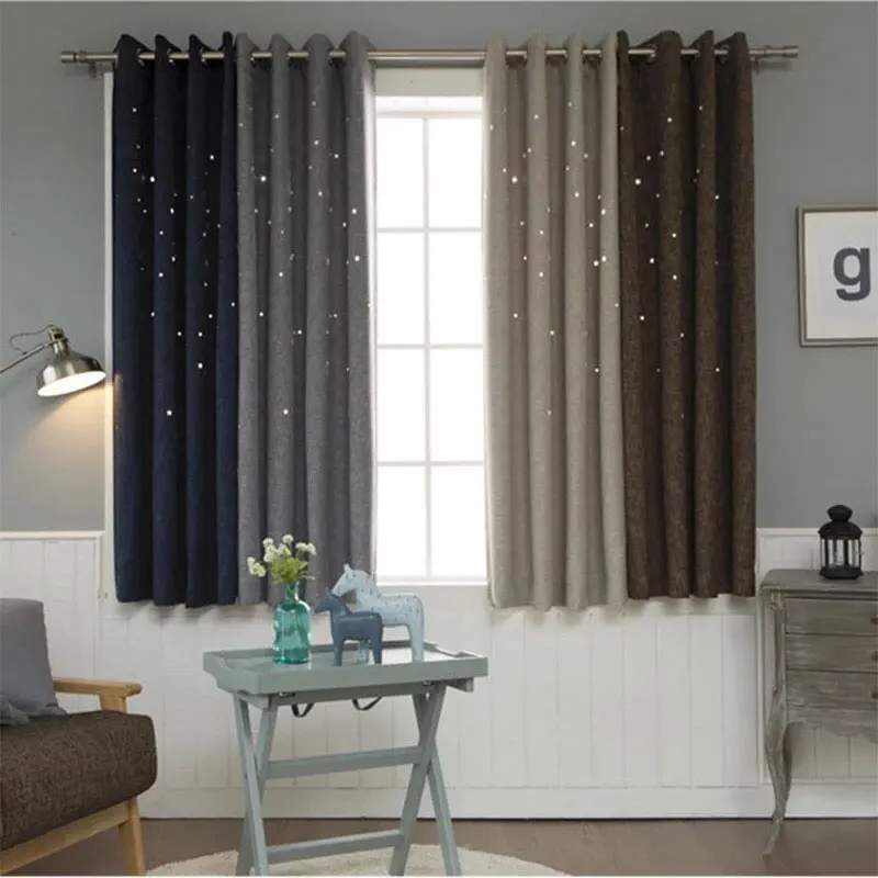 Hollow Curtains for Living Room Modern Bedroom Decorations Solid Window Treatments Star Pattern Blackout Curtains Panel (A235)
Hollow Curtains for Living Room Modern Bedroom Decorations Solid Window Treatments Star Pattern Blackout Curtains Panel (A235)
