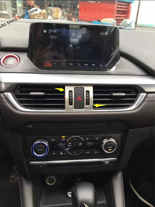 Yimaautotrims Accessories For Mazda 6 2016 2017 AC Air Volume Adjustment Wheel / Warning Light Button Switch Frame Cover Trim
Yimaautotrims Accessories For Mazda 6 2016 2017 AC Air Volume Adjustment Wheel / Warning Light Button Switch Frame Cover Trim