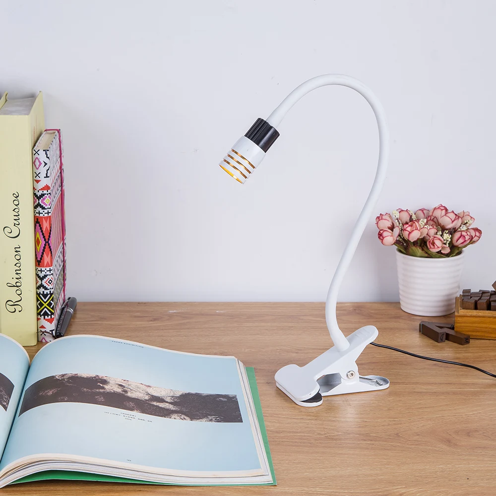 Светодиодный светильник для чтения с регулируемой яркостью 3 Вт светодиодный USB