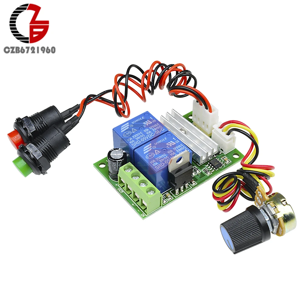 6-28V Voltage Regulator Reverible PWM DC Motor Speed Controller Regulator 12V 3A 21KHz Adjustable Fan Speed Control Switch
6-28V Voltage Regulator Reverible PWM DC Motor Speed Controller Regulator 12V 3A 21KHz Adjustable Fan Speed Control Switch