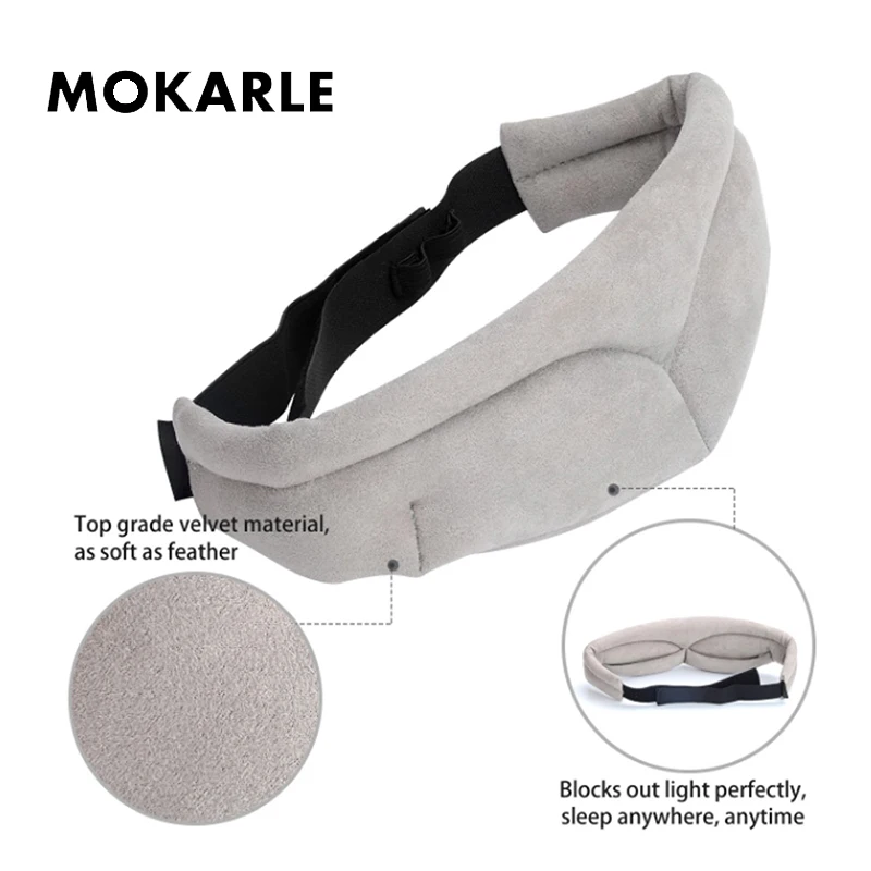 Adjustable Sleeping Eye Mask Memory Foam Blindfold Bandage Eyeshade Mask Sleep Aid Eye Cover Travel Home Eyepatch Health Care 
Adjustable Sleeping Eye Mask Memory Foam Blindfold Bandage Eyeshade Mask Sleep Aid Eye Cover Travel Home Eyepatch Health Care