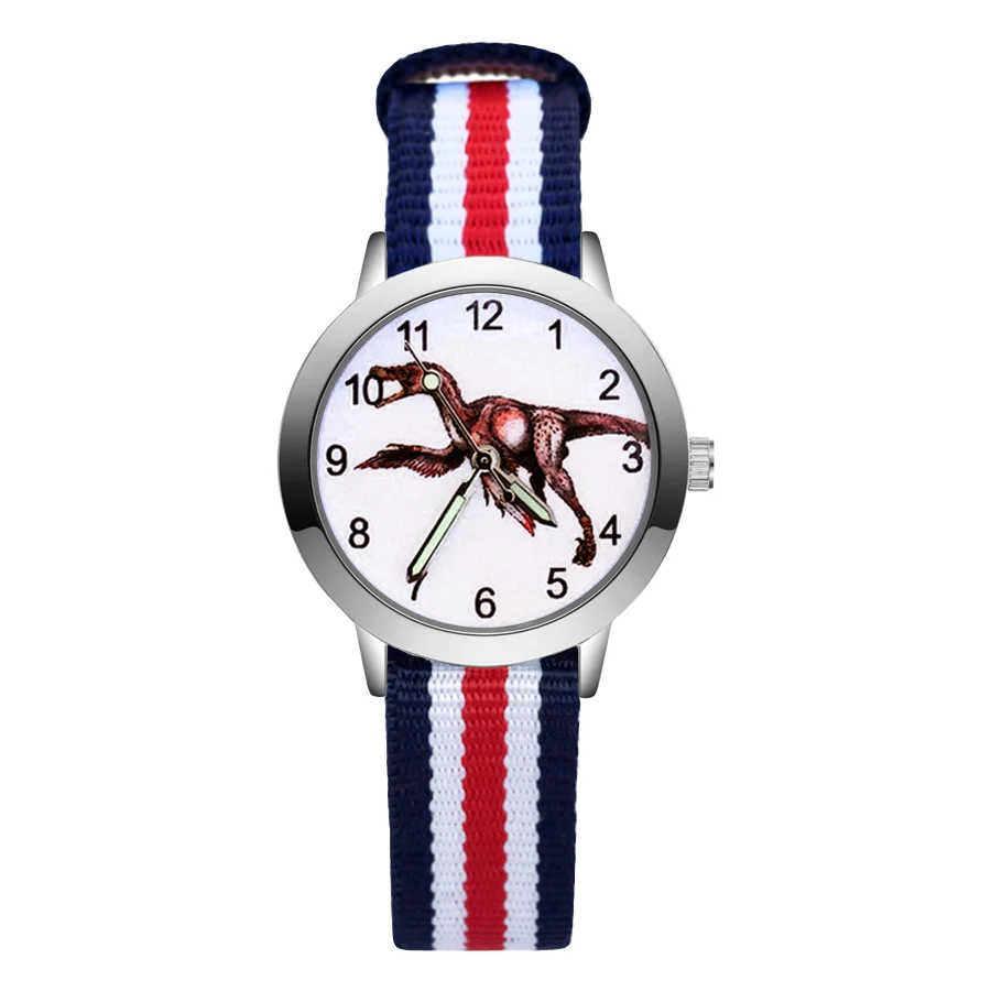 Fashion Cartoon Cute Dinosaur Style Children's Wrist Watches Kids Student Girls Boys Quartz Nylon Strap Clock JA45
Fashion Cartoon Cute Dinosaur Style Children's Wrist Watches Kids Student Girls Boys Quartz Nylon Strap Clock JA45