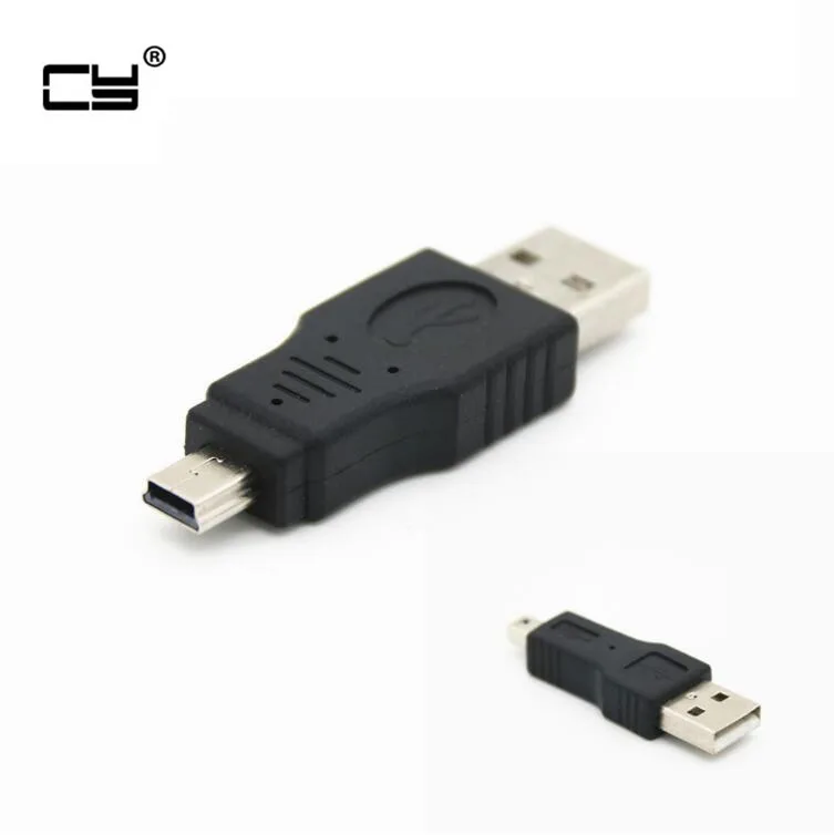 Mini USB 5pin Male to USB2.0 male Date Converter Adapter PC Laptop Camera Mobile Phone Connector
Mini USB 5pin Male to USB2.0 male Date Converter Adapter PC Laptop Camera Mobile Phone Connector