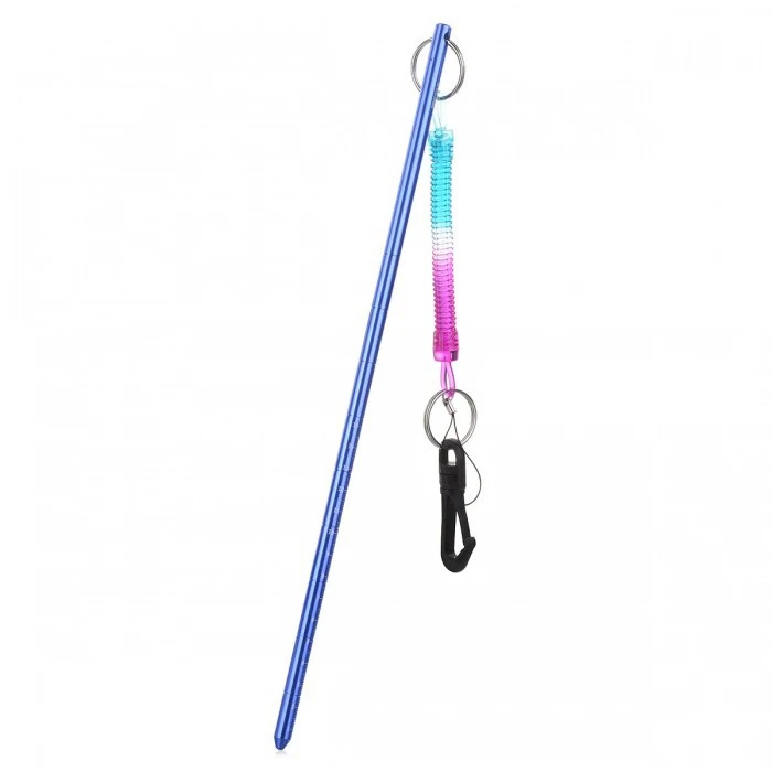 Scuba Diving Pointer Tickle Stick 13.4inch Aluminum alloy Lobster Tickle Pointer Stick with Measurement & Plastic Spring Line
Scuba Diving Pointer Tickle Stick 13.4inch Aluminum alloy Lobster Tickle Pointer Stick with Measurement & Plastic Spring Line
