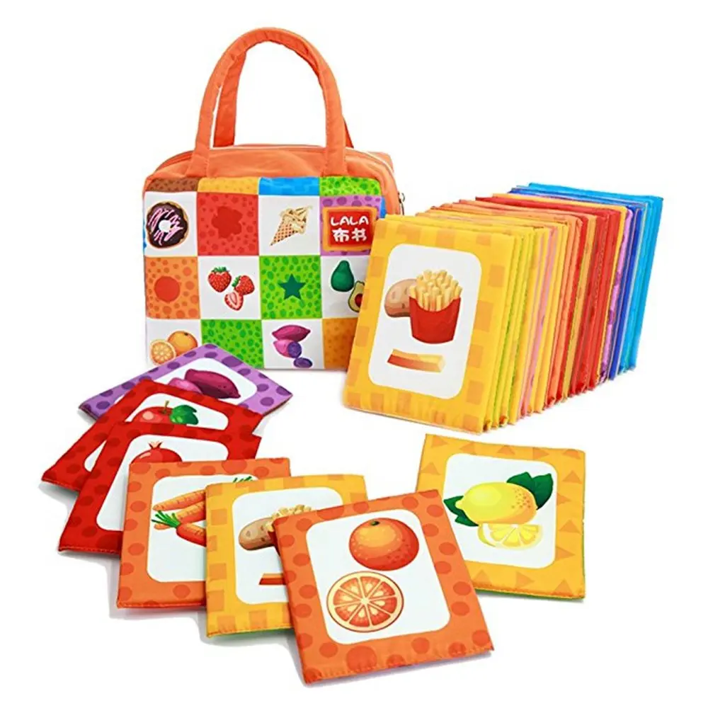 26pcs Fabric Book Sensory Cards Memory Language Development Montessori Early Learning Educational Toys Gift for Children Baby
26pcs Fabric Book Sensory Cards Memory Language Development Montessori Early Learning Educational Toys Gift for Children Baby