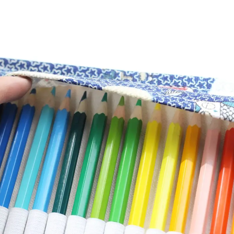 Cute 36/48/72 Holes Blue Owl Canvas Roll Pencil Bag Case Box Make Up Brush Pen Pouch Organizer Boys Girls Gift School Supplies
Cute 36/48/72 Holes Blue Owl Canvas Roll Pencil Bag Case Box Make Up Brush Pen Pouch Organizer Boys Girls Gift School Supplies