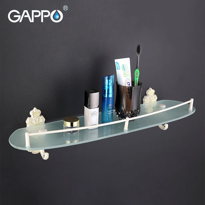 Настенные полки для ванной GAPPO G3507, стеклянная полка для ванной комнаты, аксессуары из двух крючков, 1 комплект
Настенные полки для ванной GAPPO G3507, стеклянная полка для ванной комнаты, аксессуары из двух крючков, 1 комплект