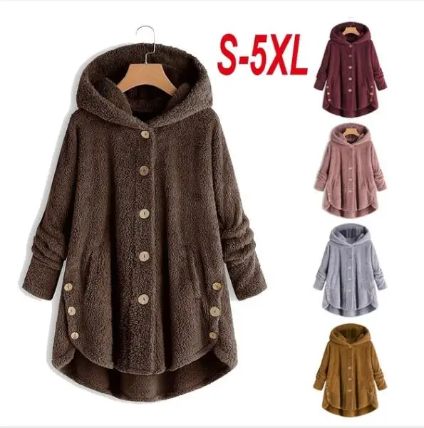 5xl PLUS SIze Women's Autumn Winter Warm Casual Fleece Hooded Coat Female Loose Fit Soft Furry Warm Jacket Winter Hoody Plu
5xl PLUS SIze Women's Autumn Winter Warm Casual Fleece Hooded Coat Female Loose Fit Soft Furry Warm Jacket Winter Hoody Plu