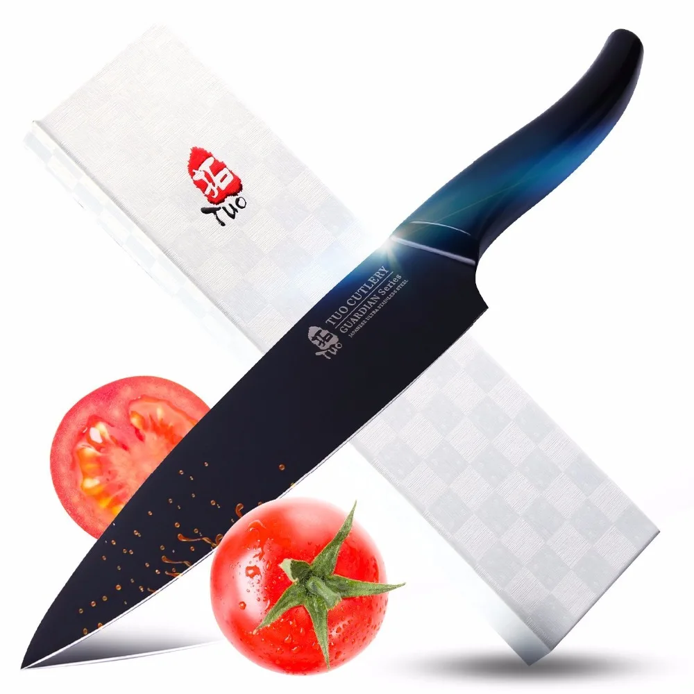TUO Cutlery Chef knife - Japanese Ultra HC Stainless Steel Kitchen Chefs Knife - Non-slip Ergonomic Handle with Gift Box - 8''
TUO Cutlery Chef knife - Japanese Ultra HC Stainless Steel Kitchen Chefs Knife - Non-slip Ergonomic Handle with Gift Box - 8''