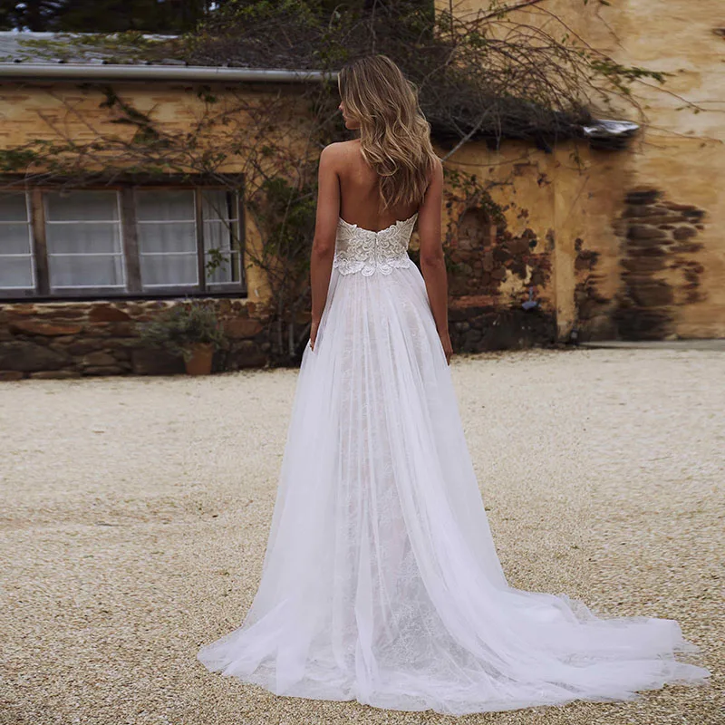 new Princess Wedding Dress Sweetheart Appliqued Lace Bride Dress Off The Shoulder A-Line Backless Boho Wedding Gown
new Princess Wedding Dress Sweetheart Appliqued Lace Bride Dress Off The Shoulder A-Line Backless Boho Wedding Gown