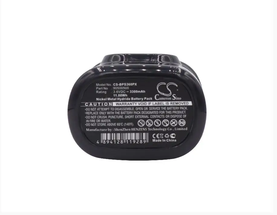 Cameron Sino 3300mAh battery for BLACK & DECKER FS360 Type 1 90500500 Power Tools Battery
Cameron Sino 3300mAh battery for BLACK & DECKER FS360 Type 1 90500500 Power Tools Battery