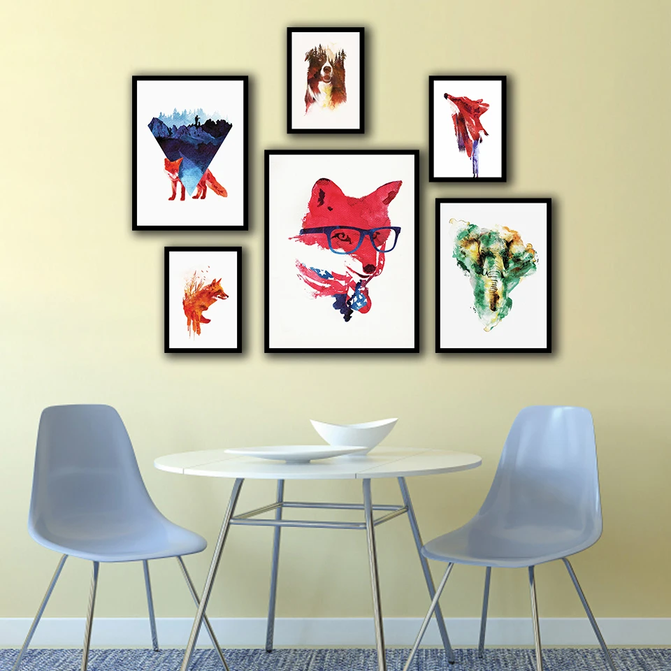 Fashionable Home Decor Modern Simple Nordic Style Abstract Animal Canvas Prints Poster Wall Picture Painting For Children Room
Fashionable Home Decor Modern Simple Nordic Style Abstract Animal Canvas Prints Poster Wall Picture Painting For Children Room
