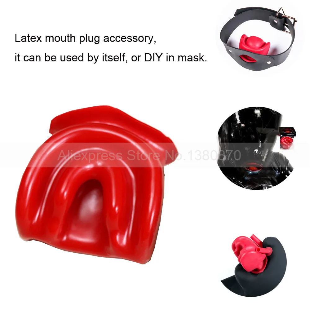 Latex Mouth Plug Parts Hood's Accessory (can DIY in hood mask or used by itself) S-LA084
Latex Mouth Plug Parts Hood's Accessory (can DIY in hood mask or used by itself) S-LA084