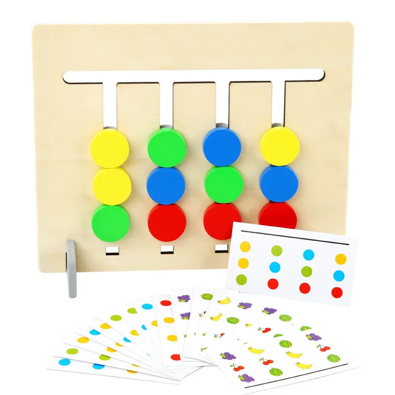 Kids Wooden Puzzles Toys Montessori Educational Toys Four-Color Game Logical Thinking Training Kids Gift
Kids Wooden Puzzles Toys Montessori Educational Toys Four-Color Game Logical Thinking Training Kids Gift